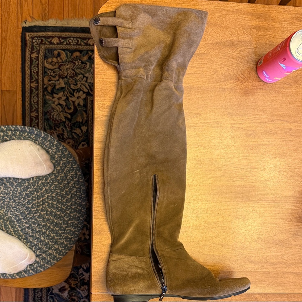 Flat boots: Calvin Klein Brown Heeled Boots